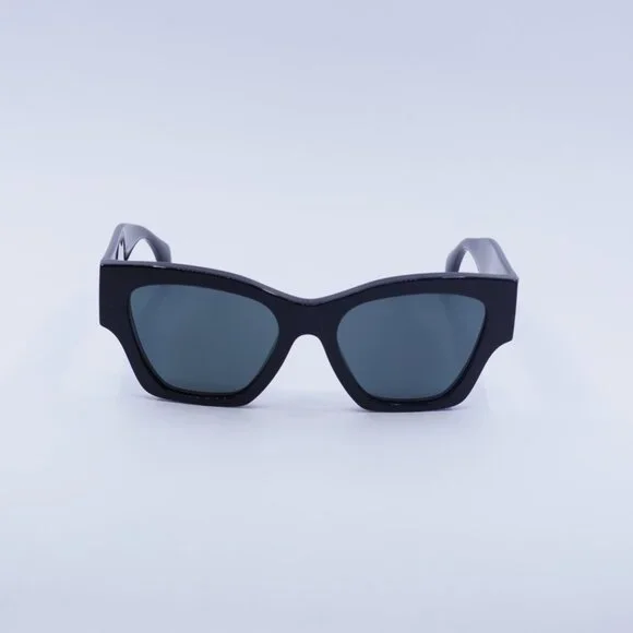Versace VE4492U GB1/87 Sunglasses Black Square Frame, Dark Grey Lenses